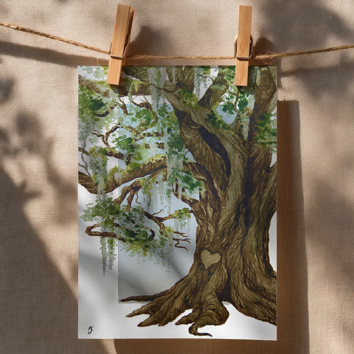 Sweetheart Tree Art Print