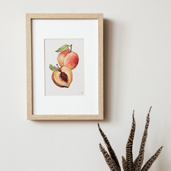 Peaches Art Print