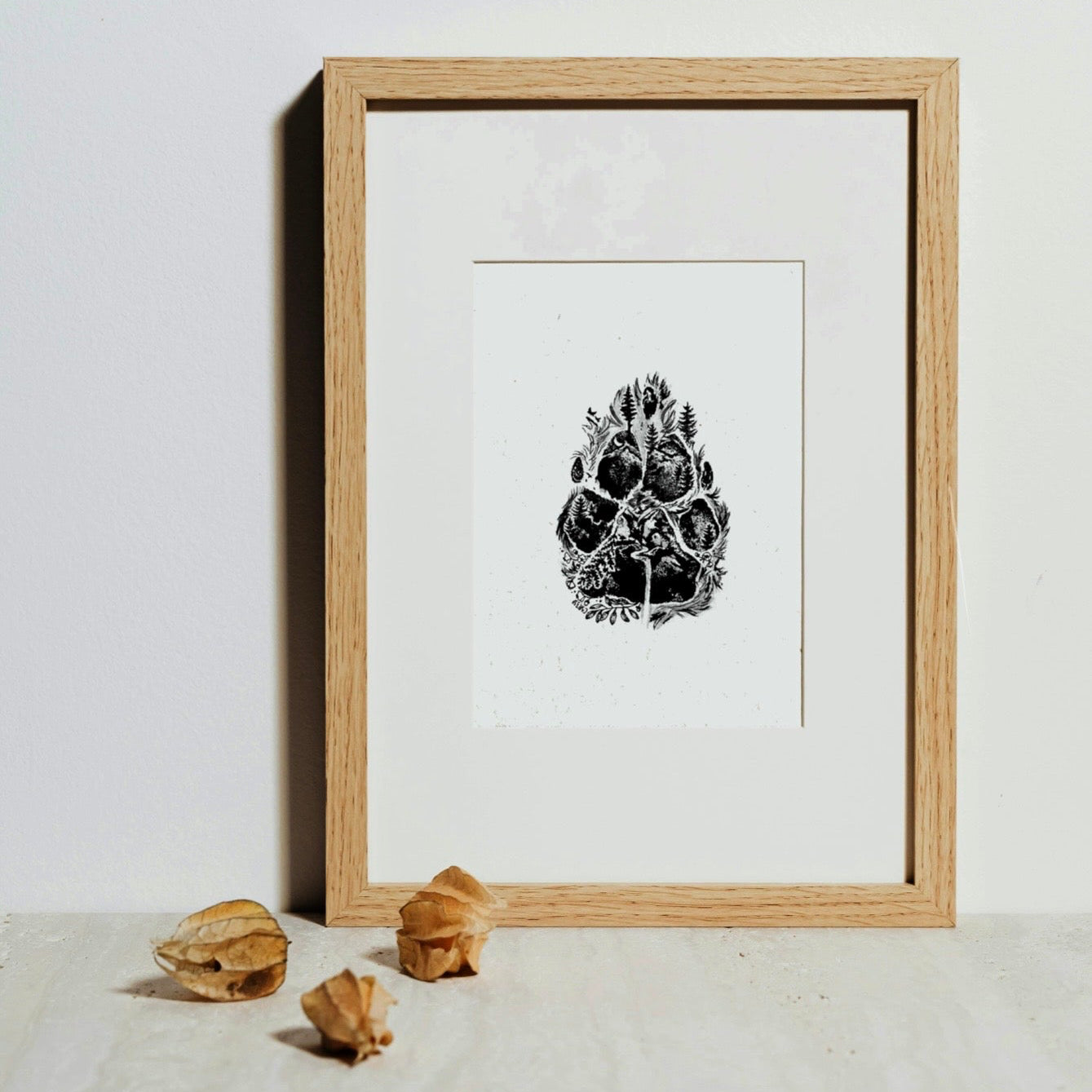 Dog Paw Art Print