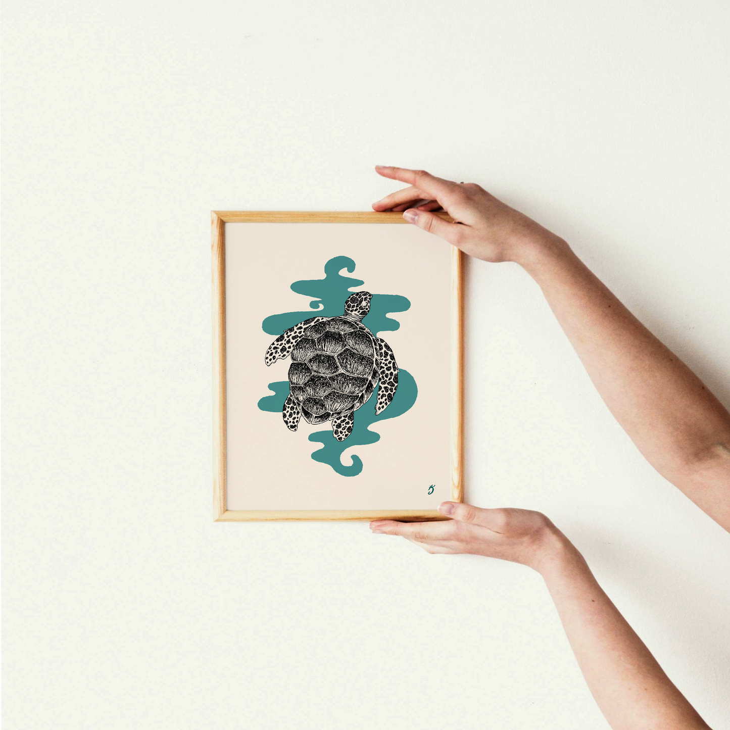 Sea Turtle Art Print