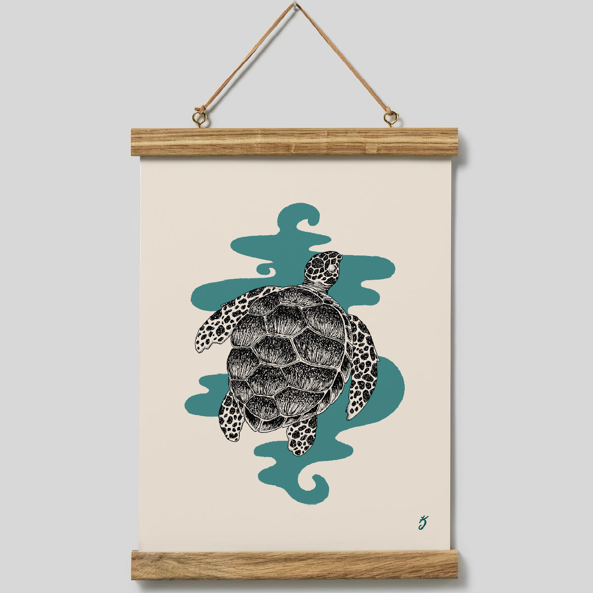 Sea Turtle Art Print