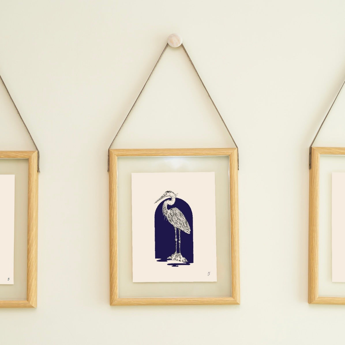 Great Heron Art Print