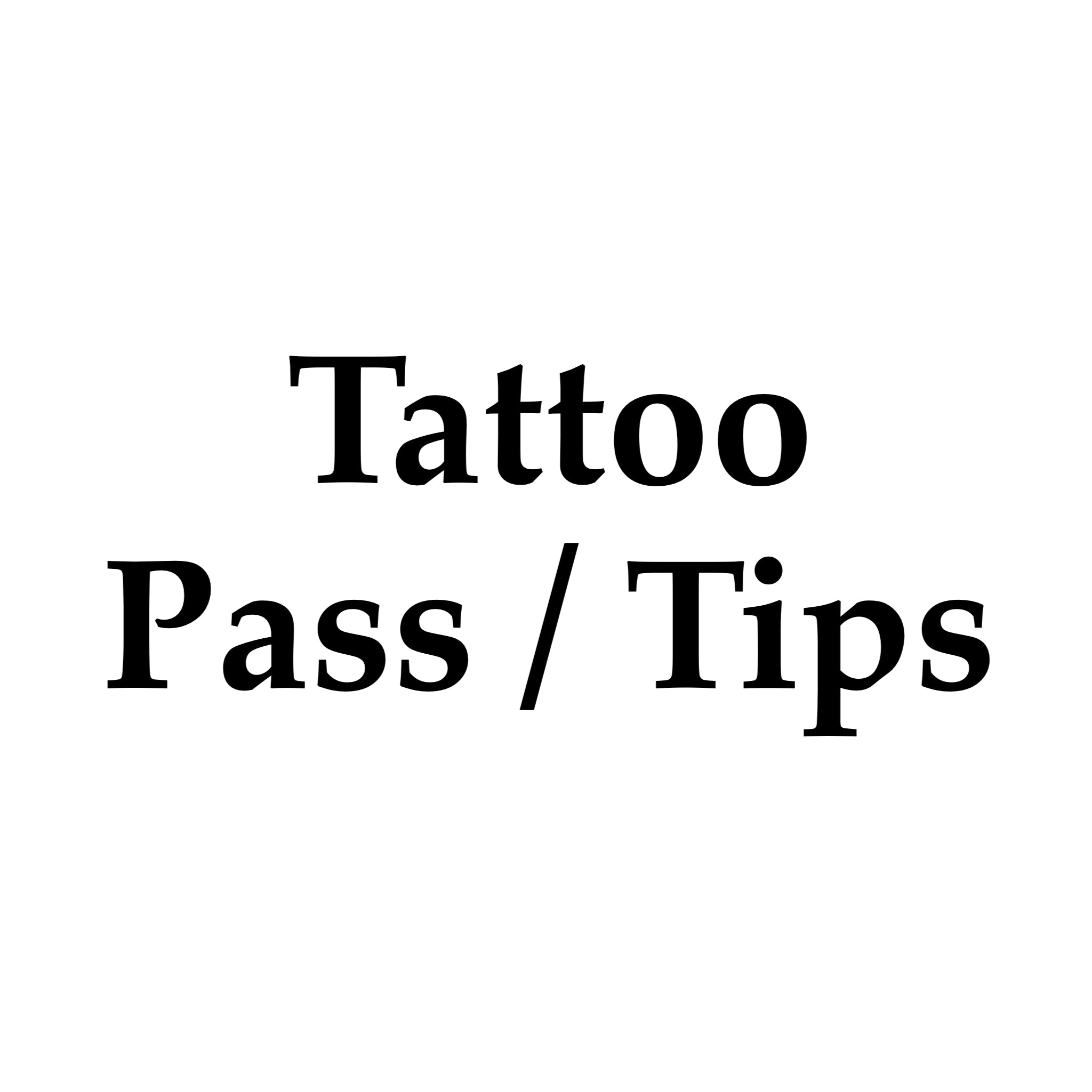 Tattoo Tips - Consider Your Permanent Message